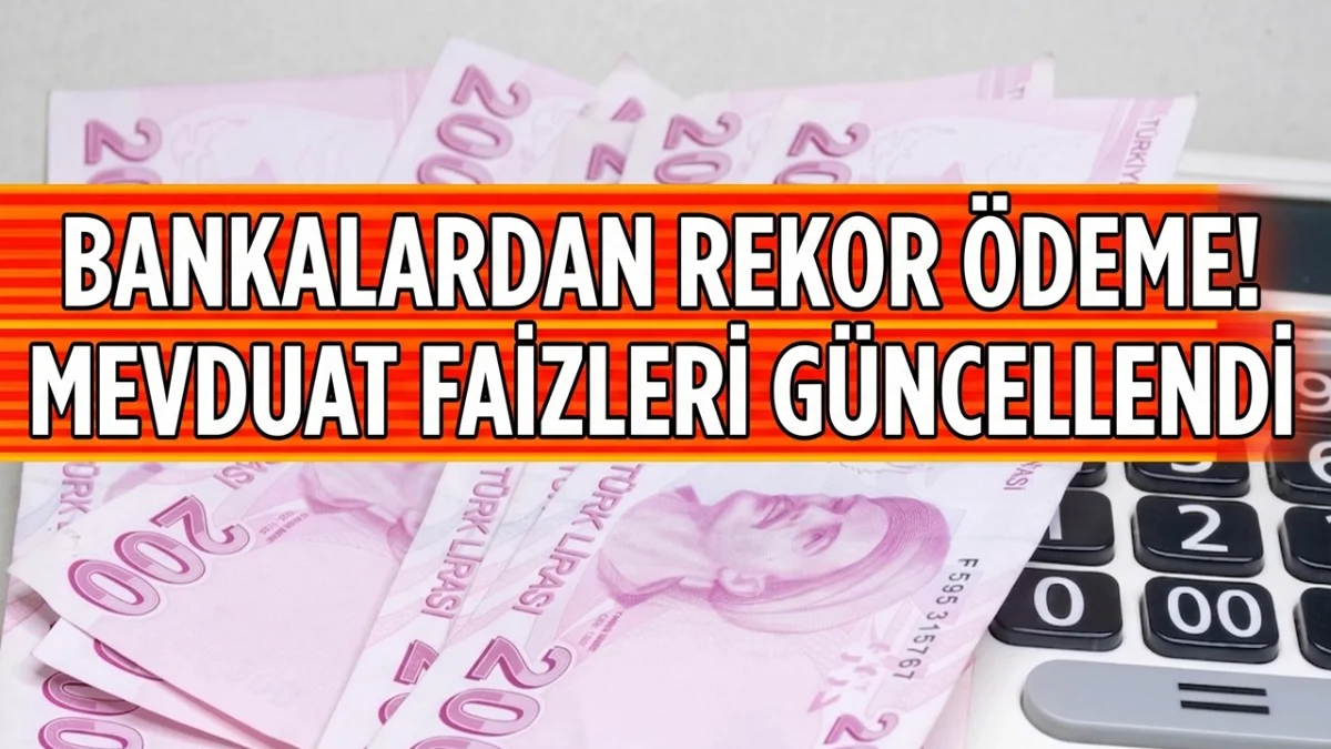 Bankalardan Yeni Mevduat Listesi! 500 Bin TL'nin Faiz Kazancı 27 Bin TL'yi Geçti - Ekonomi Haberleri